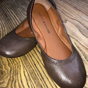 Lucky Brand Leather ballets leather lining